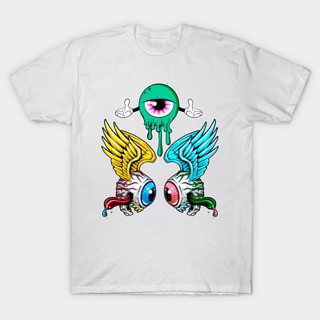 Three Eyes T-Shirt by CazzyShop